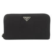 Pre-owned Nylon wallets Prada Vintage , Black , Dames