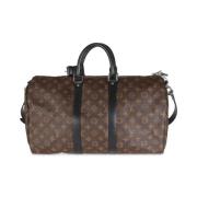 Pre-owned Canvas handbags Louis Vuitton Vintage , Brown , Dames