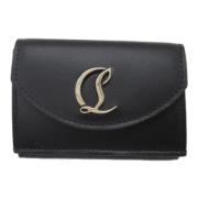 Pre-owned Leather wallets Christian Louboutin Pre-owned , Black , Dame...