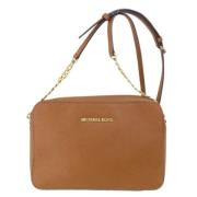 Pre-owned Leather shoulder-bags Michael Kors Pre-owned , Brown , Dames