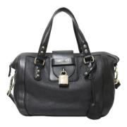 Pre-owned Leather handbags Jimmy Choo Pre-owned , Black , Dames