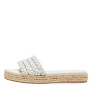 Pre-owned Leather sandals Gianvito Rossi Pre-owned , White , Dames