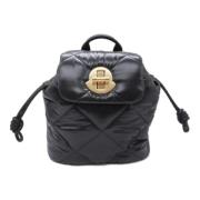 Pre-owned Fabric backpacks Moncler Pre-owned , Black , Dames