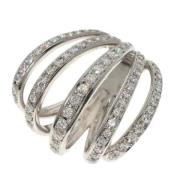 Pre-owned Fabric rings Celine Vintage , Gray , Dames