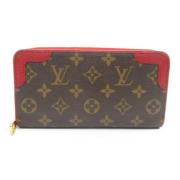 Pre-owned Coated canvas wallets Louis Vuitton Vintage , Brown , Dames