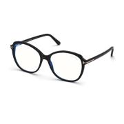 Stijlvolle Zwarte Zonnebril Tom Ford , Black , Unisex