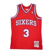 NBA Swingman Basketball Tank Top Mitchell & Ness , Red , Heren