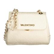 Witte Schoudertas met Kettingriem Valentino by Mario Valentino , White...