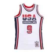 Michael Jordan 1992 Team USA Tank Top Mitchell & Ness , White , Heren