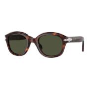 Klassieke zonnebril in bruin schildpadpatroon Persol , Brown , Dames