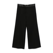 Zwarte Stijlvolle Broek Victoria Beckham , Black , Dames