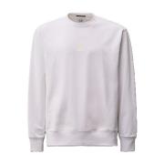 Witte Metropolis Crew Neck Logo Sweatshirt C.p. Company , White , Here...