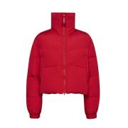 Frostycc Crop Puffer Jas 66-Flame Co'Couture , Red , Dames