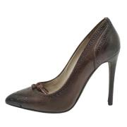 Pre-owned Leather heels Tom Ford Pre-owned , Brown , Dames