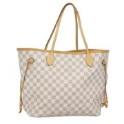 Pre-owned Canvas louis-vuitton-bags Louis Vuitton Vintage , White , Da...