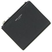 Pre-owned Leather wallets Yves Saint Laurent Vintage , Black , Unisex