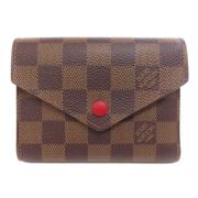 Pre-owned Canvas wallets Louis Vuitton Vintage , Brown , Dames