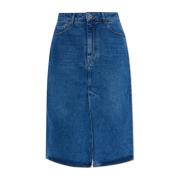 Denim rok Ami Paris , Blue , Dames