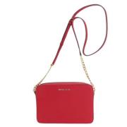 Pre-owned Leather crossbody-bags Michael Kors Pre-owned , Red , Dames