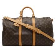 Pre-owned Canvas travel-bags Louis Vuitton Vintage , Brown , Dames