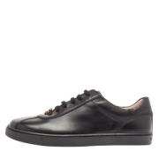 Pre-owned Leather sneakers Gianvito Rossi Pre-owned , Black , Dames