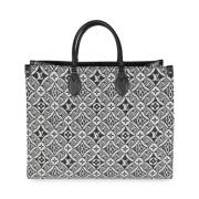 Pre-owned Canvas totes Louis Vuitton Vintage , Black , Dames