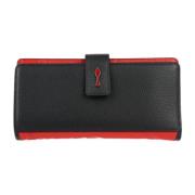 Pre-owned Leather wallets Christian Louboutin Pre-owned , Black , Dame...