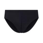 Maple Leaf Logo Swim Briefs Dsquared2 , Black , Heren