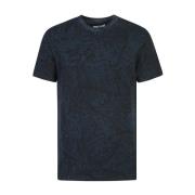 Zwarte T-shirt voor mannen Aw24 Just Cavalli , Multicolor , Heren