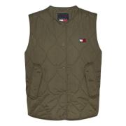 Groene Jassen voor Mannen Tommy Hilfiger , Green , Dames