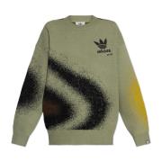 Trui met Logo Adidas Originals , Green , Unisex