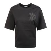 Zwarte T-shirt Collectie Brunello Cucinelli , Black , Dames