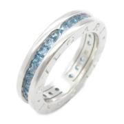 Pre-owned White Gold rings Bvlgari Vintage , Blue , Dames