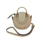 Pre-owned Leather shoulder-bags Chloé Pre-owned , Beige , Dames