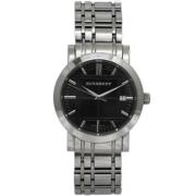 Pre-owned Stainless Steel watches Burberry Vintage , Black , Heren