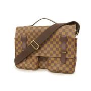 Pre-owned Fabric louis-vuitton-bags Louis Vuitton Vintage , Beige , Da...