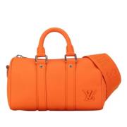 Pre-owned Leather louis-vuitton-bags Louis Vuitton Vintage , Orange , ...