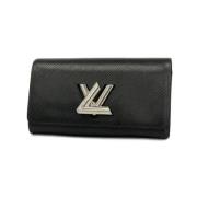 Pre-owned Fabric wallets Louis Vuitton Vintage , Black , Dames