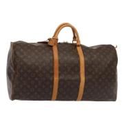 Pre-owned Canvas handbags Louis Vuitton Vintage , Brown , Dames