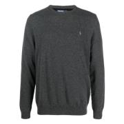 Polo Pony Lambswool Sweater Ralph Lauren , Gray , Heren