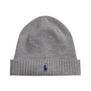 Merinowollen Muts - Grijs Ralph Lauren , Gray , Heren