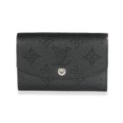 Pre-owned Leather wallets Louis Vuitton Vintage , Black , Dames