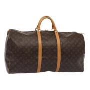 Pre-owned Canvas handbags Louis Vuitton Vintage , Brown , Dames