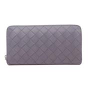 Pre-owned Leather wallets Bottega Veneta Vintage , Gray , Dames