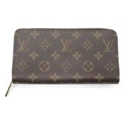 Pre-owned Coated canvas wallets Louis Vuitton Vintage , Brown , Dames