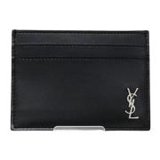 Pre-owned Metal wallets Yves Saint Laurent Vintage , Black , Dames