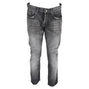 Pre-owned Cotton jeans Yves Saint Laurent Vintage , Gray , Heren