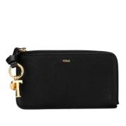 Pre-owned Leather wallets Chloé Pre-owned , Black , Dames