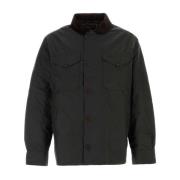 Stijlvolle Groene Katoenen Jas Barbour , Green , Heren