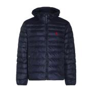 Gerecyclede Nylon Gewatteerde Pufferjas Ralph Lauren , Blue , Heren